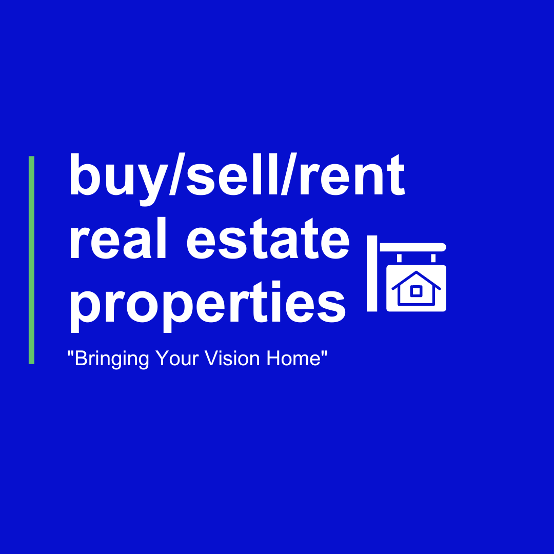 BUY, SELL, RENT REAL ESTATE PROPERTIES